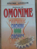 DICTIONAR DE OMONIME-ONUFRIE VINTELER