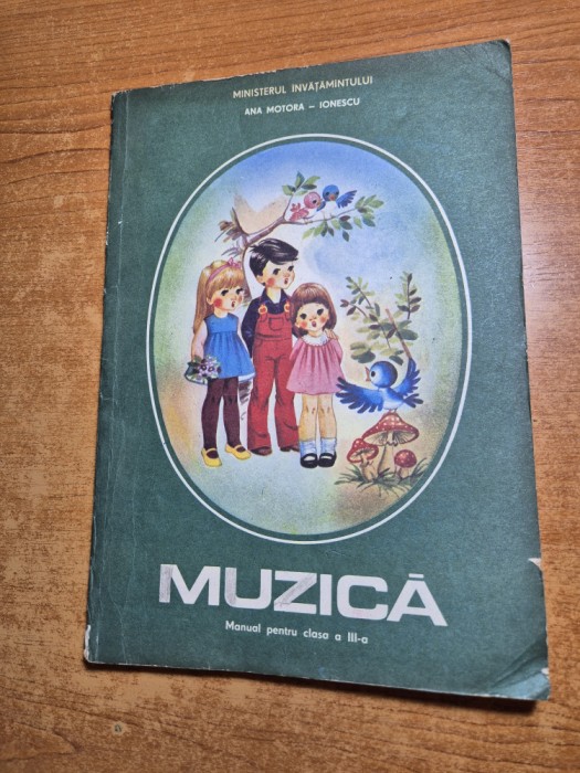 manual de muzica - pentru clasa a 3-a - din anul 1994
