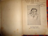 Magia cuvintelor - Victor Eftimiu / carte veche , an 1942 / dedicatie , semnatura - autograf - pentru St.Roll ( Gh.Dinu ) // cu un desen de Th.Pallady