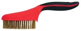 Perie de sarma din alama Strend Pro ComfortGrip CG662, 4 randuri