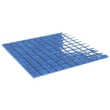 vidaXL Plăci mozaic 11 pcs albastru 50 x 50 cm Sticlă 42046762