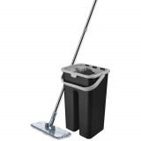 Set de curatenie Vanora Home Master Clean, Mop Plat, Negru, Heinner