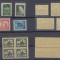 ROMANIA 1922 Incoronarea Alba Iulia serie dantelata &amp; 2x erori 5 bani bloc 4 MNH