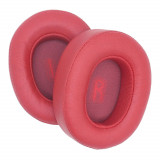 Set 2 bureti pentru casti JBL E55BT Over-Ear Wireless, Spuma cu memorie, Piele ecologica, Rosu