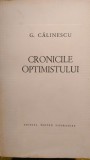Cronicile optimistului G.Calinescu 1964