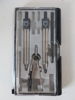 Set compas vintage Bottcher Germania, anii 70-80 foto