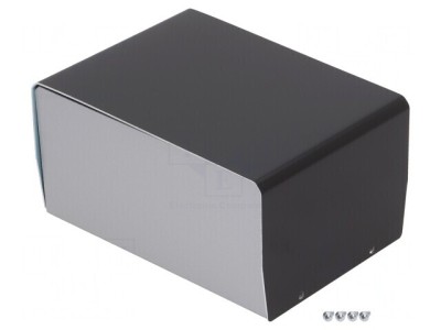 Carcasă aluminiu argint 118x163x84mm foto