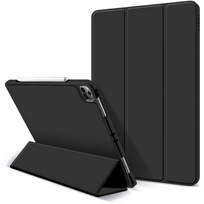 Husa Tableta TPU Tech-Protect SmartCase Pen pentru Apple iPad Pro 11 (2018) / Apple iPad Pro 11 (2020), Neagra