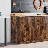 vidaXL Dulap de depozitare pentru garaj stejar afumat 60x51x85 cm