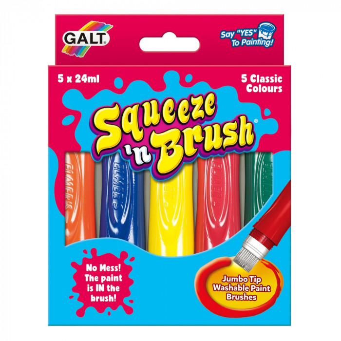 Squeeze&#039;n Brush - 5 culori PlayLearn Toys