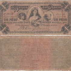 1884 (1 X), 1 peso (P-S1566) - Argentina!
