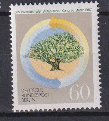 GERMANIA BERLIN FLORA 1987 MI: 786 MNH foto