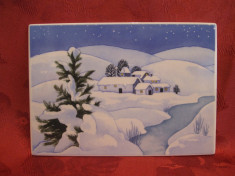 PORTELAN VILLEROY&amp;amp;BOCH - TABLOU WINTERIDYLLE 15 CM foto