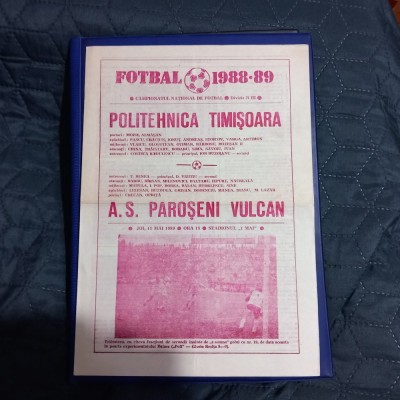 Program Poli Timisoara _ AS Paroseni Vulcan foto