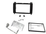 Cumpara ieftin Cadru radio 2DIN cu console metalice + rama (173A 103mm) Mercedes, VW 2005-