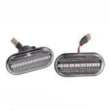 Set 2 x semnalizare dinamica aripa Dacia Renault Opel Mercedes Benz Nissan, Transparente