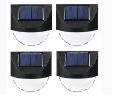 Set 4 bucati lumina solara LED eMazing, material durabil ABS/Policarbonat, impermeabila IP65, un LED eficient, alimentare 1.2V, baterie 600mAh, dimens