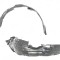 Carenaj aripa interioara, aparatori noroi Toyota Rav4 (Xa20), 06.2000-12.2005, fata, Dreapta, polipropilena + polietilena