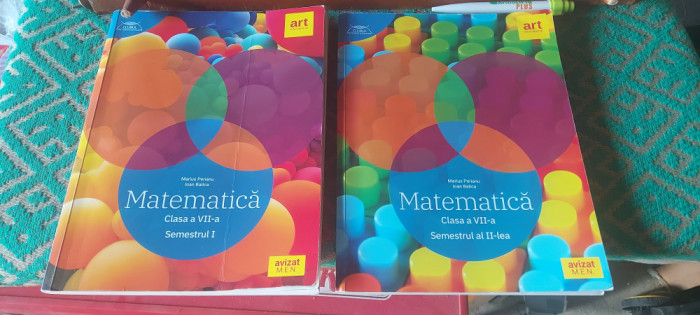 MATEMATICA CLASA A VII A SEMESTRUL I SI II PERIANU BALICA EDIT ART EDUCATIONAL