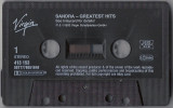 Casetă audio Sandra &ndash; 18 Greatest Hits, originală, fără copertă