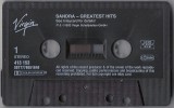 Caseta audio Sandra ? 18 Greatest Hits, originala, fara coperta