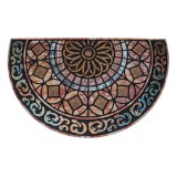 Covoraș Semicerc Mandala cu Modele Reliefate 75x45cm, CMCLASS