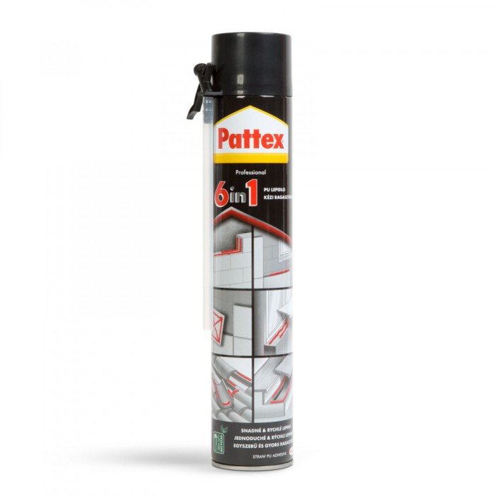 Spumă adezivă PATTEX 6 &icirc;n 1 &ndash; 750 ml