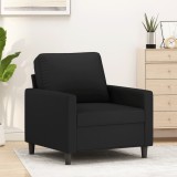 Gossi fotoliu canapea, negru, 60 cm, catifea