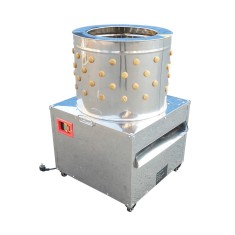 Deplumator pasari cuva inox 1.5 kW, 220-240V, capacitate max 4 pasari, cuva 40 cm, 157 degete, 180 rpm, ciclu 20-30 sec, IP68, 38 kg