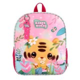 Ghiozdan Bangoberry, cu set pinuri Tiggy Tigrisorul, 21 x 23 x 9 cm