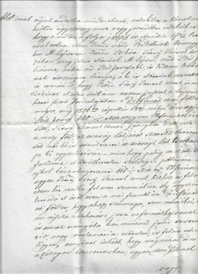 A3049N Act de cedare către creditor a unor păm&amp;acirc;nturi zălogite pentru &amp;icirc;mprumuturi de bani, 1847, Transilvania, cu sigiliu nobiliar &amp;icirc;n ceară roșie foto