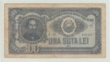 ROMANIA - 100 LEI 1952 , serie h16/ 449466 , B1.110