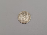 Anglia-Marea Britanie-3 Pence 1911-Argint