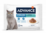 Cumpara ieftin Advance Cat Wet Sterilized Cod Multipack, 4x85 g