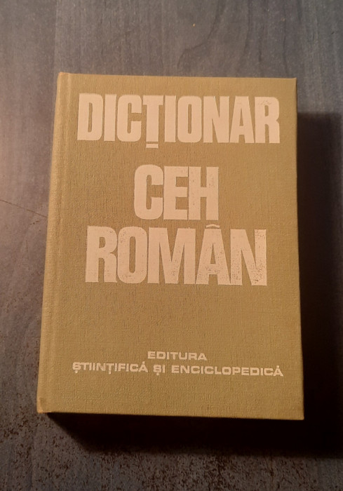 Dictionar ceh - roman Teodora Dobritoiu