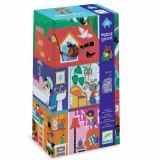 Puzzle gigant Casa micilor prieteni, Djeco