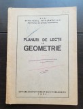 Planuri de lecții la geometrie - INSTITUTUL DE ȘTIINȚE PEDAGOGICE (foarte rară!)