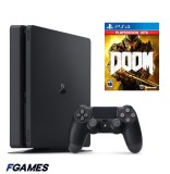 Consola Sony Playstation 4 Slim Ps4 500gb + Controller + Doom (2016) PlayStation 4, Second-Hand