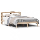 Cumpara ieftin Cadru de pat fara saltea, 120x190 cm, lemn masiv pin