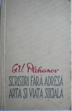 Cumpara ieftin Scrisori fara adresa. Arta si viata sociala &ndash; G. V. Plehanov (cateva sublinieri in creion)