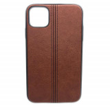 Husa telefon Silicon Apple iPhone 12 Pro Max 6.7 brown leather