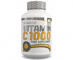 Biotech USA Vitamin C 1000 mg, Bioflavonoide ?i mace?e, 100 tablete foto