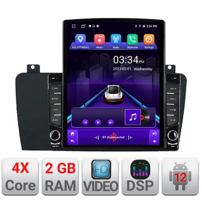 Navigatie dedicata Volvo S60 2002-2008 Android radio gps internet quad core 2+32GB ecran vertical 9.7&amp;quot; Kit-s60-02+EDT-E708 CarStore Technology foto