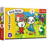 Puzzle carton Kitty cu prietenii,30 piese,+3 ani, Trefl