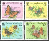 Insulele Cayman 1990 - Fluturi, serie neuzata
