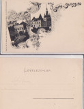 Salutari din Sighisoara-vedere-litografie-RR, Necirculata, Printata