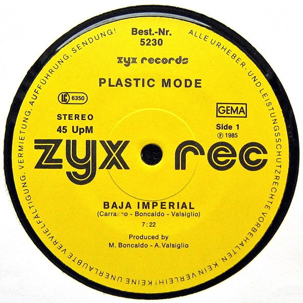 Plastic Mode - Baja Imperial (Vinyl)