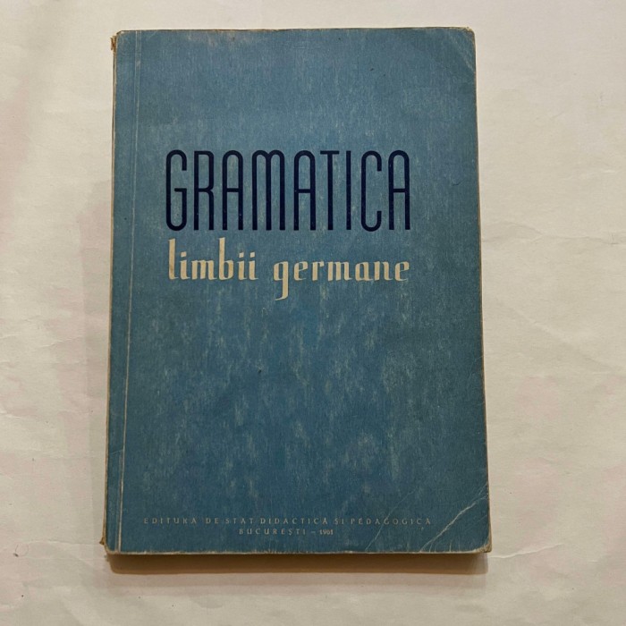 Gramatica limbii germane