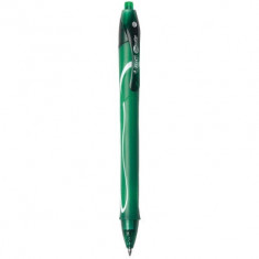 Roller BIC cu gel Gelocity Quick Dry, Verde foto