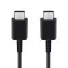 Cablu Date si Incarcare USB Type-C la USB Type-C Samsung EP-DA705, 3A, 1 m, Negru EP-DA705BBEGWW